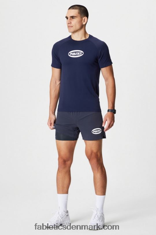 Fabletics Mænd den korte (foret) 162 PNX2T3294 klassisk marineblå oval