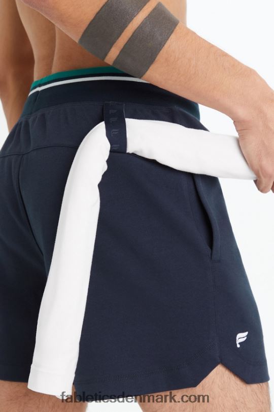 Fabletics Mænd den korte lafayette PNX2T3363 klassisk flåde