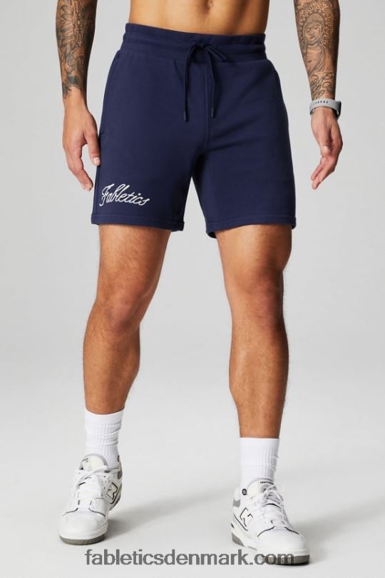 Fabletics Mænd den lette go-to short PNX2T3283 dyb marineblå kæde