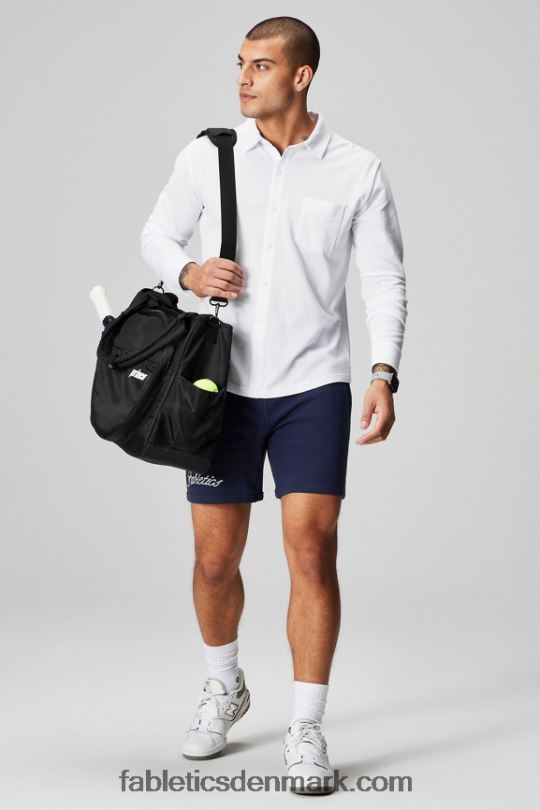 Fabletics Mænd den lette go-to short PNX2T3283 dyb marineblå kæde