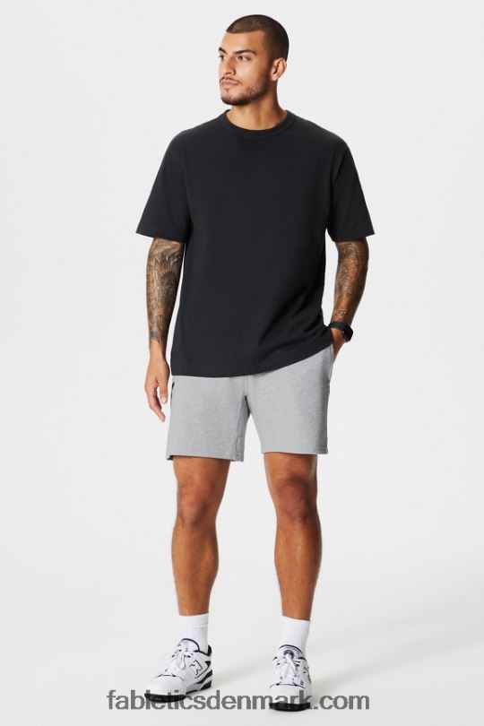 Fabletics Mænd den lette go-to short PNX2T3284 klassisk grå lyng