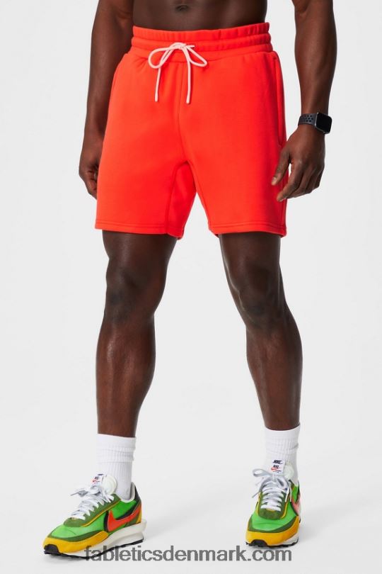Fabletics Mænd go-to short PNX2T3306 ild glød
