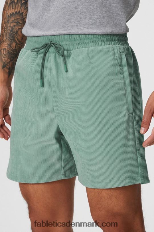 Fabletics Mænd køllesnoren kort PNX2T3317 grå timian