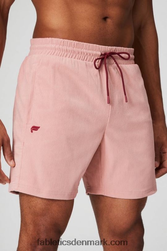 Fabletics Mænd køllesnoren kort PNX2T3318 lyserød skifer