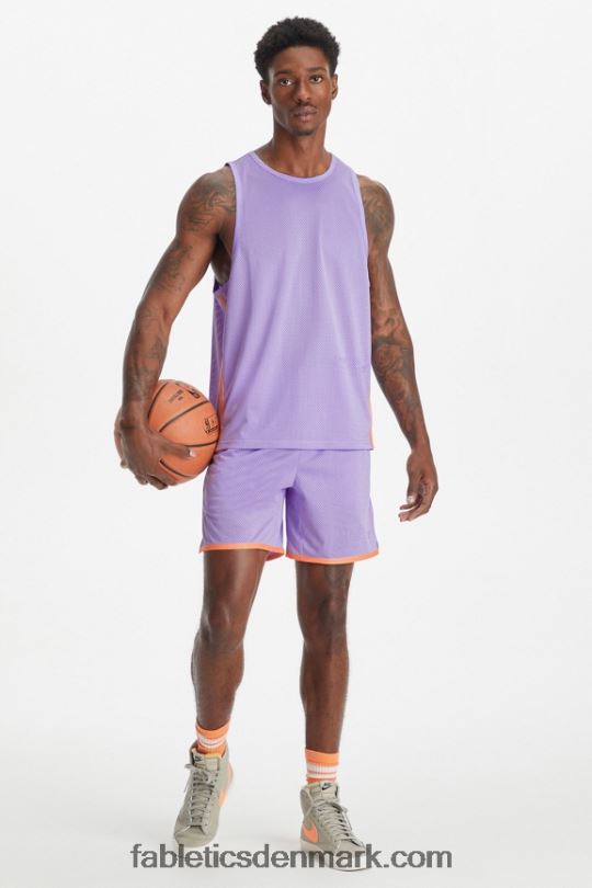 Fabletics Mænd recen kort PNX2T3366 ikonisk lavendel atletik