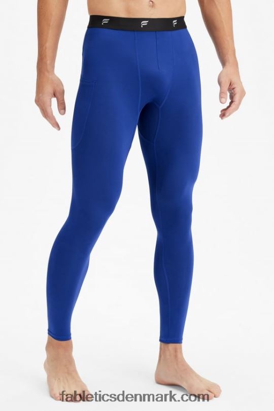 Fabletics Mænd grundlaget i fuld længde tæt PNX2T3117 fransk blå