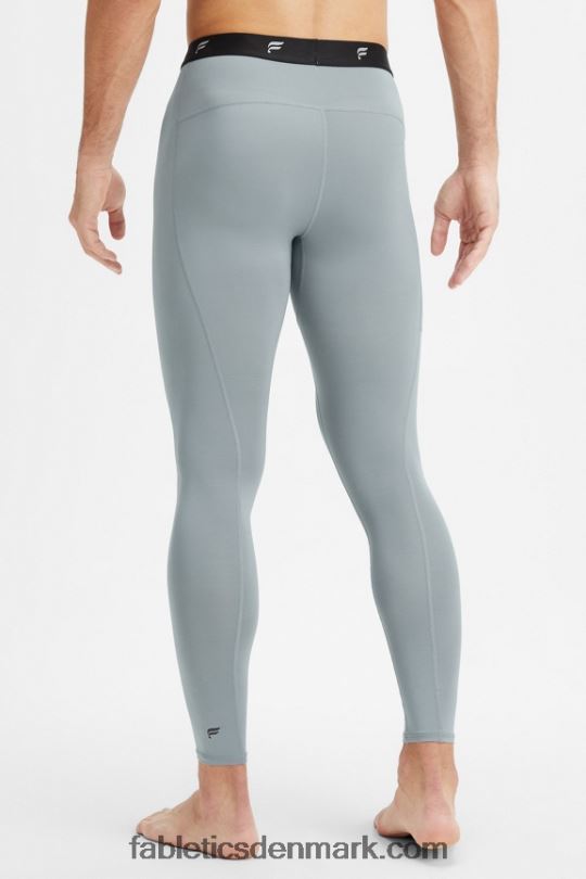 Fabletics Mænd grundlaget i fuld længde tæt PNX2T3118 skygge grå