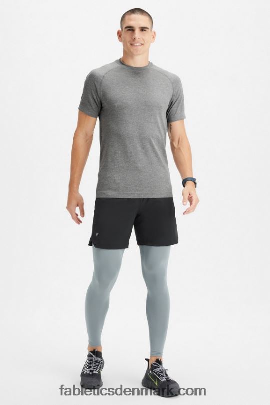 Fabletics Mænd grundlaget i fuld længde tæt PNX2T3118 skygge grå