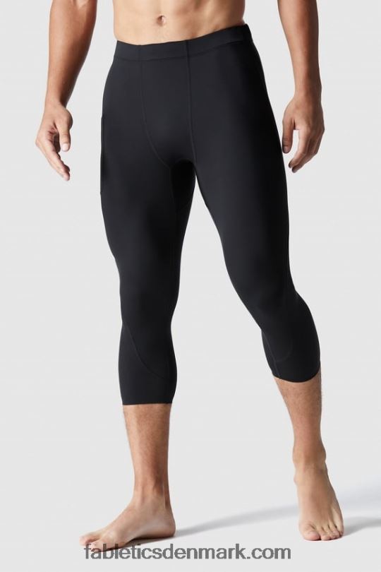 Fabletics Mænd grundlinjen stram 3/4 PNX2T3120 sort