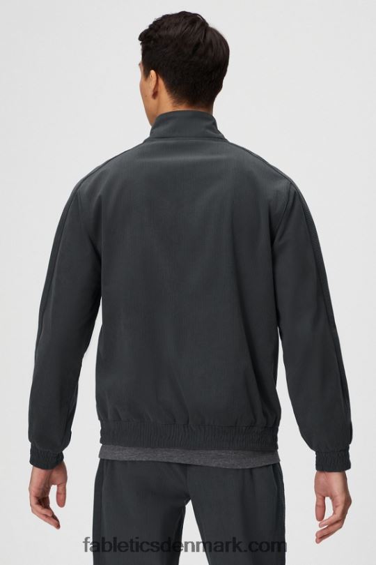 Fabletics Mænd klubsnoren 1/4 lynlåsjakke PNX2T3636 onyx