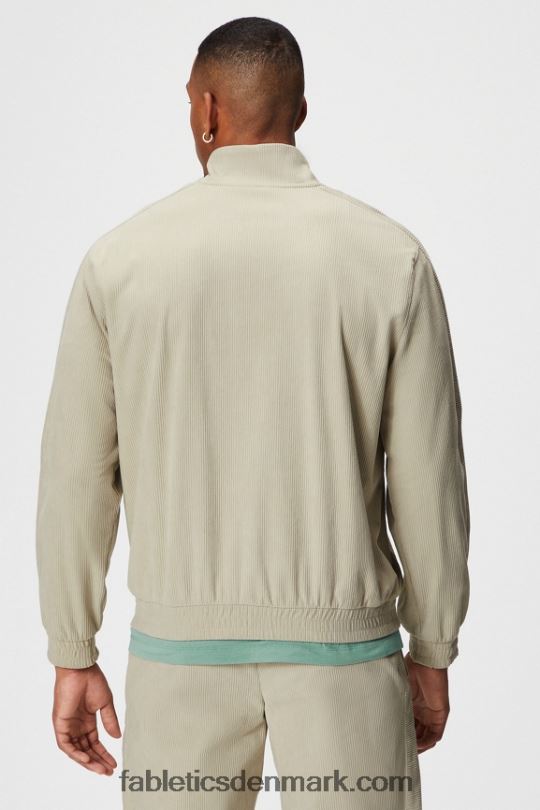 Fabletics Mænd klubsnoren 1/4 lynlåsjakke PNX2T3637 sten