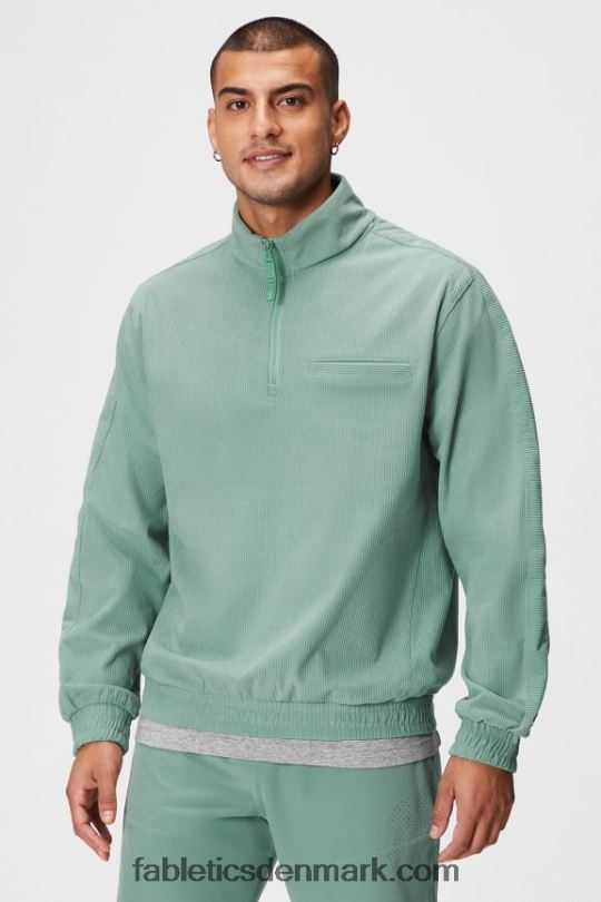 Fabletics Mænd klubsnoren 1/4 lynlåsjakke PNX2T3638 grå timian