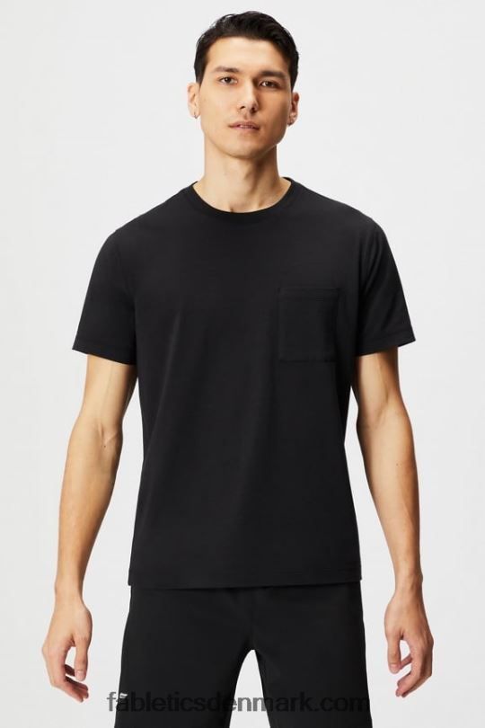 Fabletics Mænd 24-7 lomme tee PNX2T3448 sort