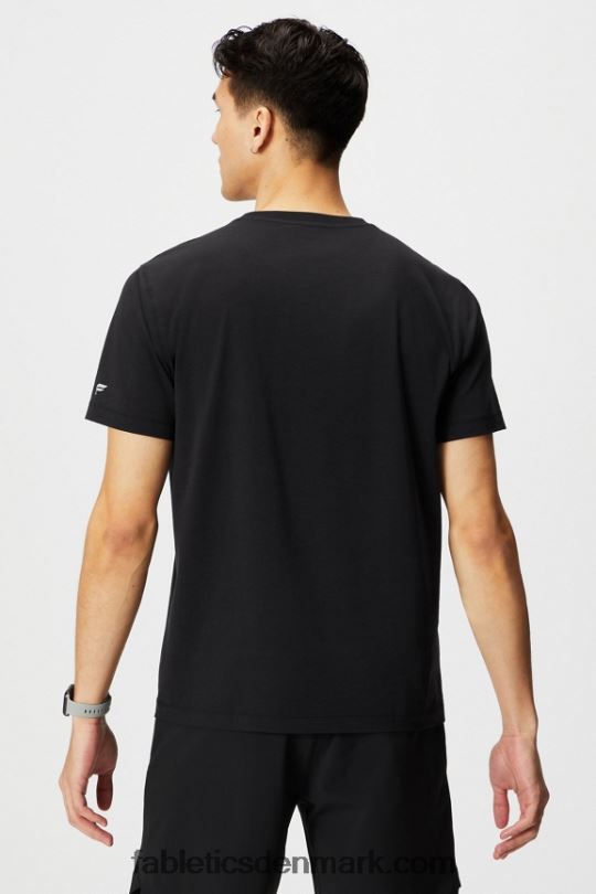 Fabletics Mænd 24-7 lomme tee PNX2T3448 sort