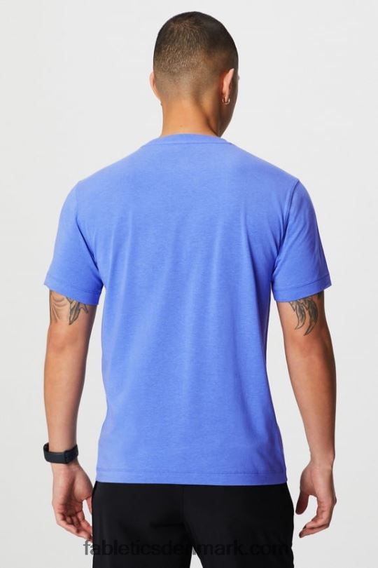 Fabletics Mænd 24-7 lomme tee PNX2T3450 periwinkle punch