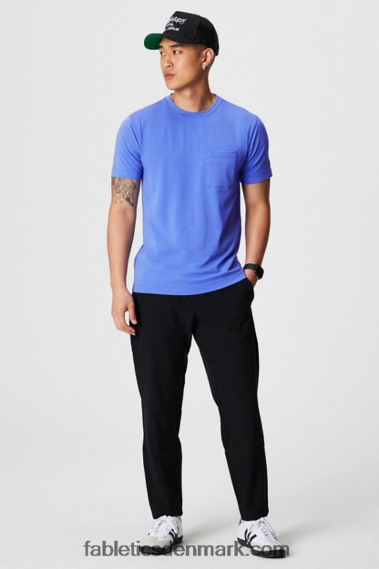 Fabletics Mænd 24-7 lomme tee PNX2T3450 periwinkle punch
