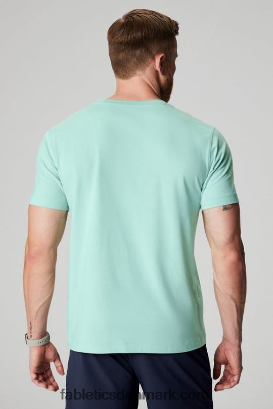 Fabletics Mænd 24-7 lomme tee PNX2T3452 saltspray