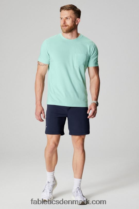 Fabletics Mænd 24-7 lomme tee PNX2T3452 saltspray