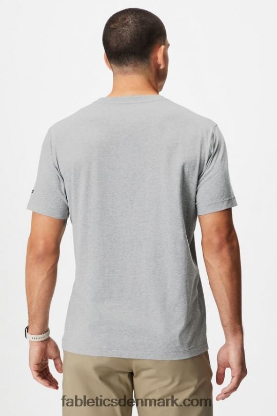 Fabletics Mænd 24-7 lomme tee PNX2T3454 klassisk grå lyng