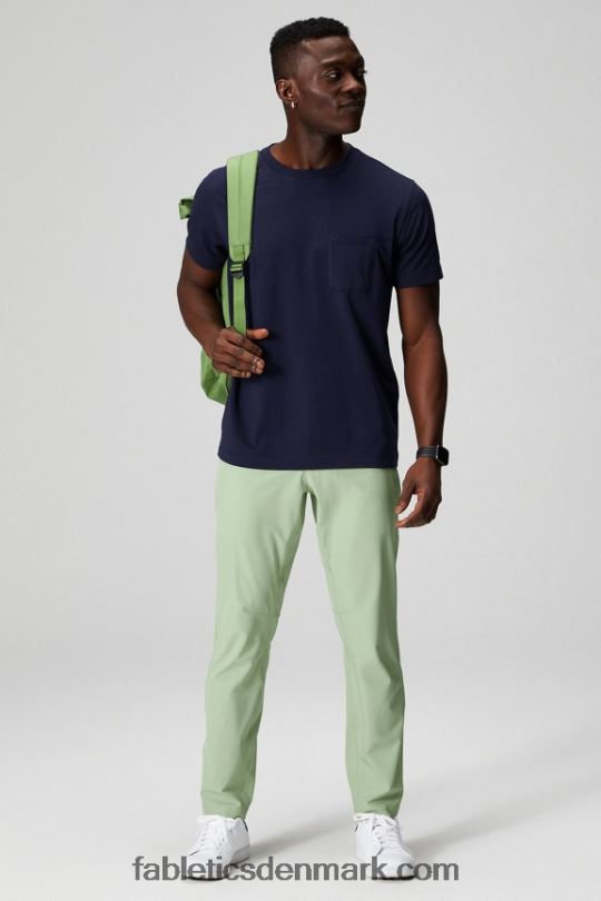 Fabletics Mænd 24-7 lomme tee PNX2T3455 dyb flåde