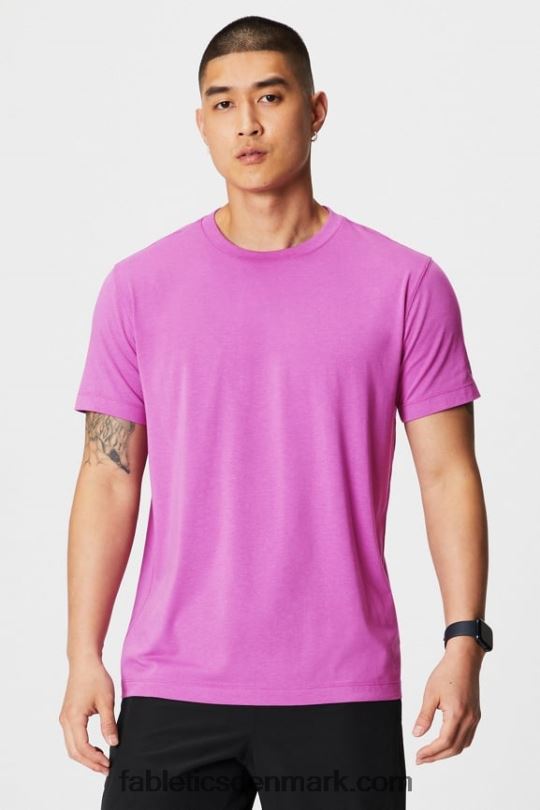 Fabletics Mænd 24-7 tee 181 PNX2T3503 lyserød flugt