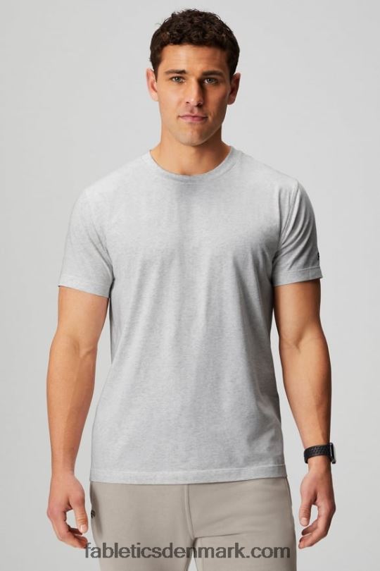 Fabletics Mænd 24-7 tee 182 PNX2T3510 lysegrå lyng