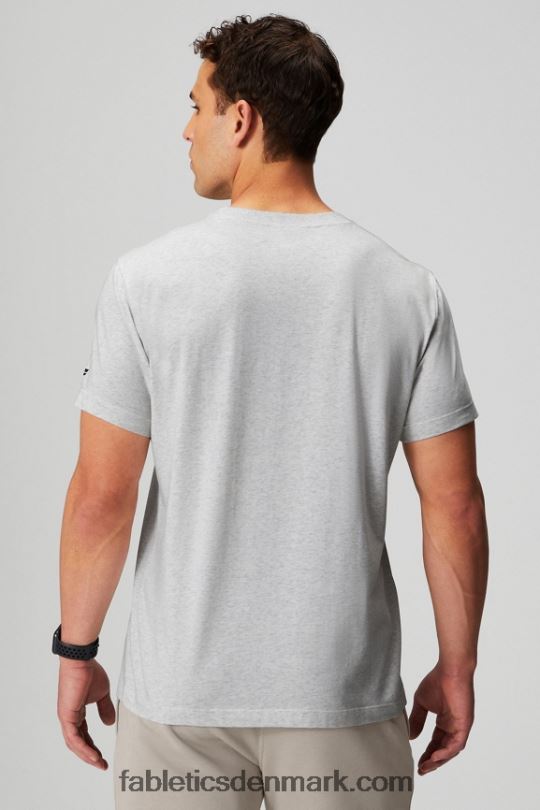 Fabletics Mænd 24-7 tee 182 PNX2T3510 lysegrå lyng