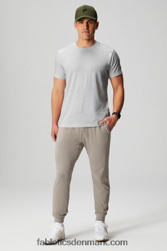 Fabletics Mænd 24-7 tee 182 PNX2T3510 lysegrå lyng
