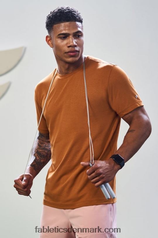 Fabletics Mænd 24-7 tee 183 PNX2T3512 vintage rust