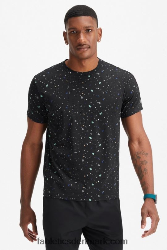 Fabletics Mænd 24-7 tee 183 PNX2T3515 blackletics terrazzo