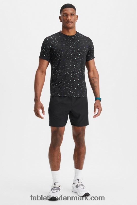Fabletics Mænd 24-7 tee 183 PNX2T3515 blackletics terrazzo