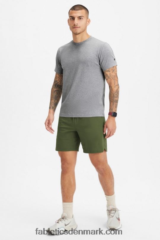 Fabletics Mænd 24-7 tee 183 PNX2T3516 klassisk grå lyng