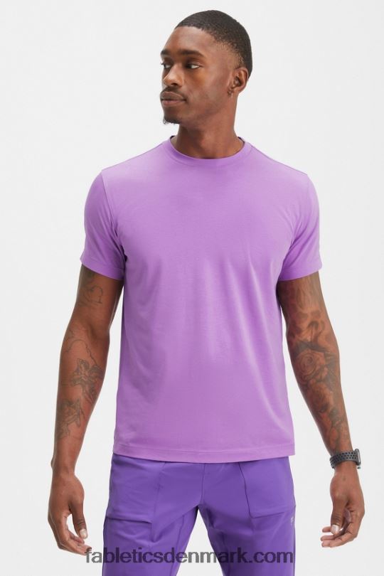 Fabletics Mænd 24-7 tee 184 PNX2T3517 lilla røg