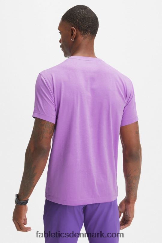Fabletics Mænd 24-7 tee 184 PNX2T3517 lilla røg