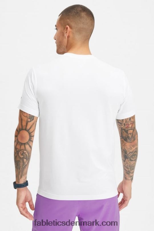 Fabletics Mænd 24-7 tee 184 PNX2T3518 hvid