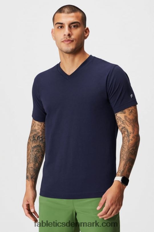 Fabletics Mænd 24-7 v halsen PNX2T3495 dyb flåde