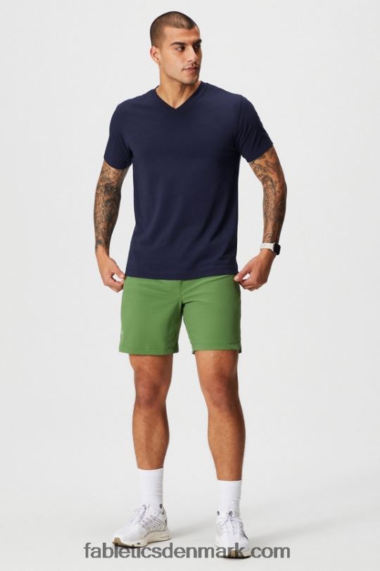 Fabletics Mænd 24-7 v halsen PNX2T3495 dyb flåde
