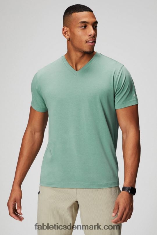 Fabletics Mænd 24-7 v halsen PNX2T3498 grå timian