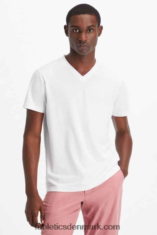Fabletics Mænd 24-7 v halsen PNX2T3500 hvid