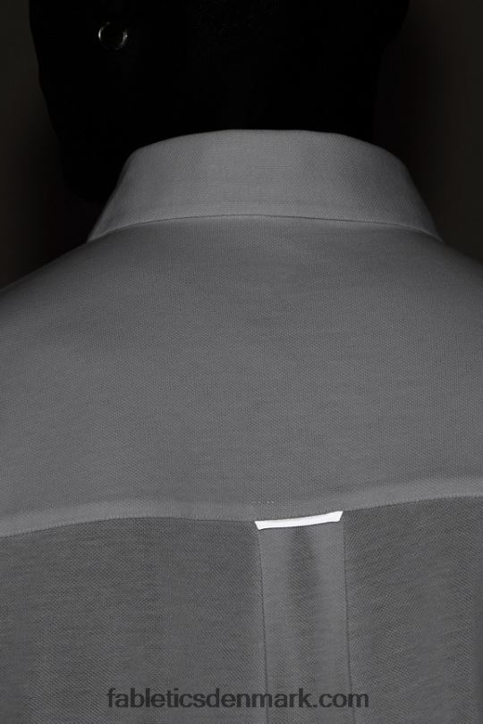 Fabletics Mænd instrumentbrættet kortærmet knap op PNX2T3536 klassisk hvid