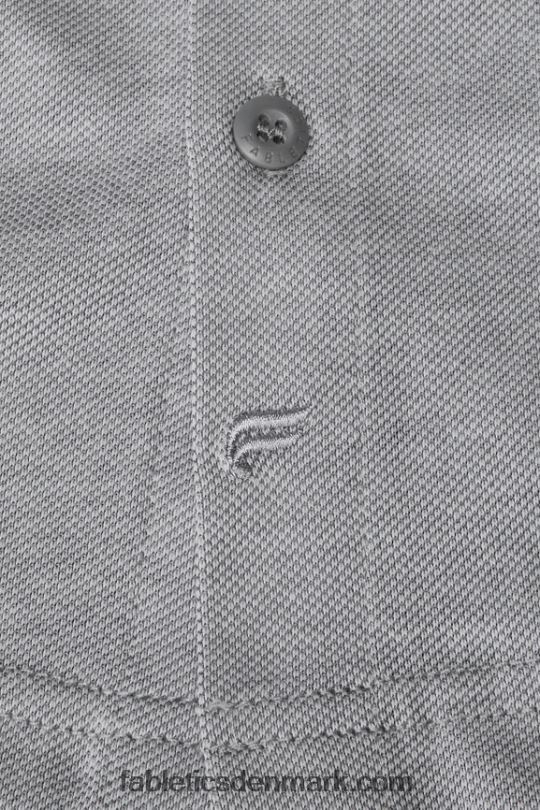 Fabletics Mænd instrumentbrættet kortærmet knap op PNX2T3539 klassisk grå lyng