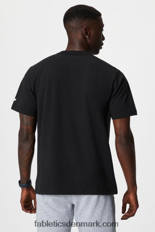 Fabletics Mænd r&r t-shirten PNX2T3521 sort multi f