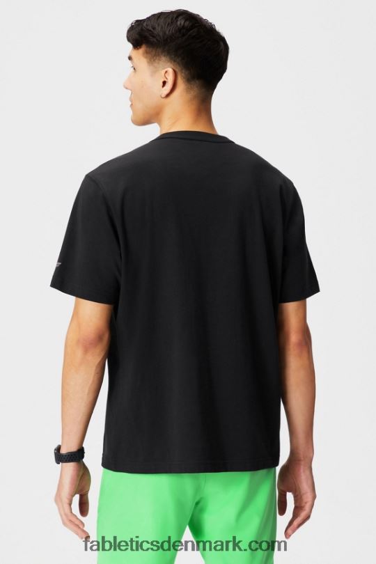 Fabletics Mænd r&r t-shirten PNX2T3526 sort collage