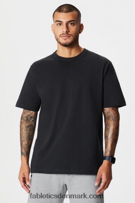 Fabletics Mænd r&r t-shirten PNX2T3527 sort