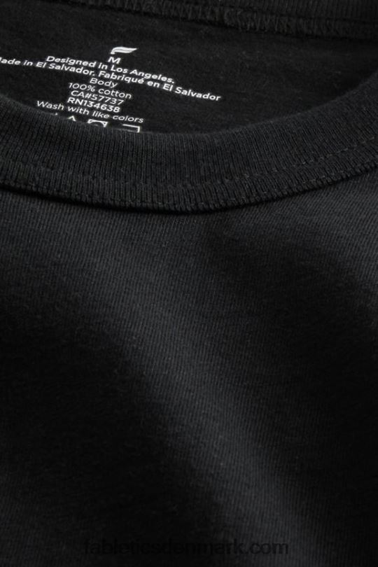 Fabletics Mænd r&r t-shirten PNX2T3527 sort