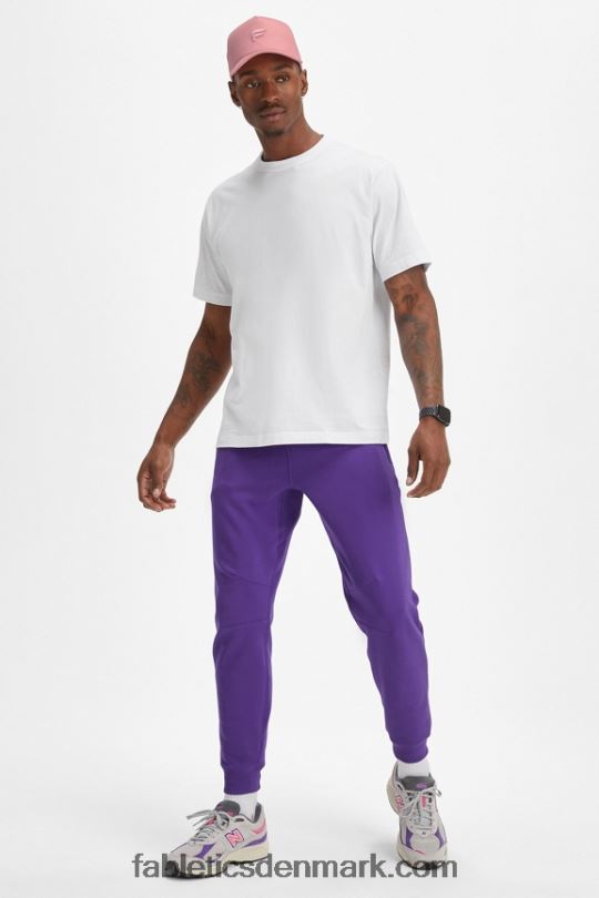 Fabletics Mænd r&r t-shirten PNX2T3528 klassisk hvid