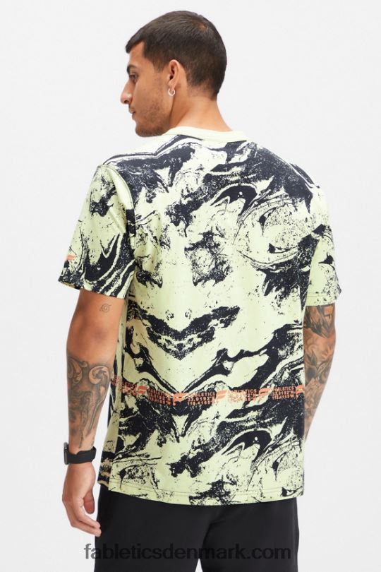 Fabletics Mænd r&r t-shirten PNX2T3529 lysende sportskorn