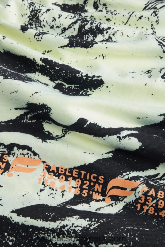 Fabletics Mænd r&r t-shirten PNX2T3529 lysende sportskorn