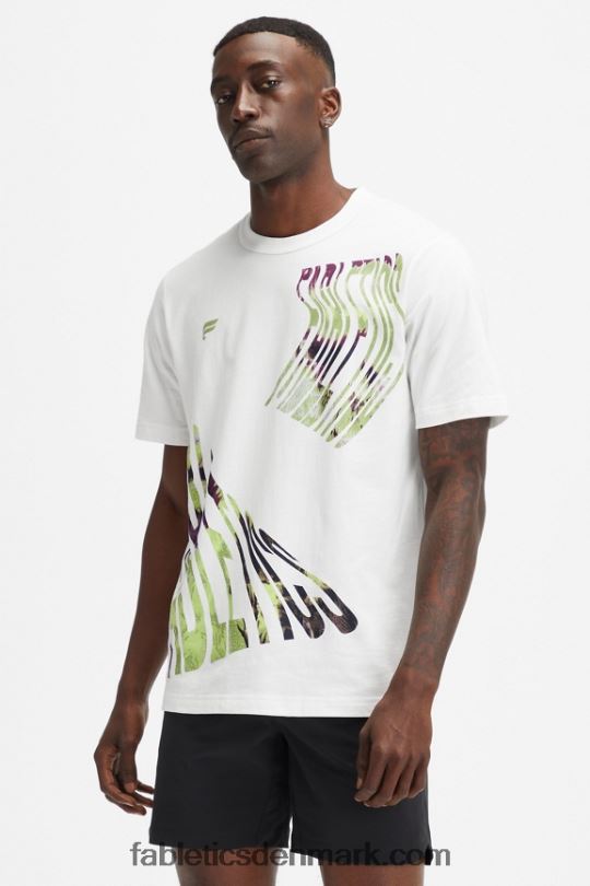 Fabletics Mænd r&r t-shirten PNX2T3530 hvid waveletics