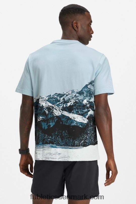 Fabletics Mænd r&r t-shirten PNX2T3531 ud over kanten